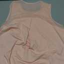 Clbort Women's Workout Tank Tops - Mesh Back Sleeveless Shirts, 4-Way Stretch Loose Fit Athletic Tops for Gym Yoga Running Pink, Size Large