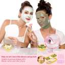 23 Pcs Esthetician Facial Supplies Tools Set, DIY Skincare Kit Include 3 Gold Facial Bowls, 1 Serving Tray, 1pc 3-Compartment Serving Tray, 3 Facial Fan Brushes 3 Face Mask Brush 12 Sponge Compressed