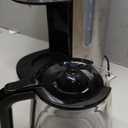 Amazon Basics Programmable Coffeemaker with Carafe and Reusable Filter, Stainless Steel, 12 Cups, Black
