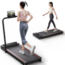 Sperax Treadmill-Walking Pad-Under Desk Treadmill-3 in 1 Folding Treadmill-Treadmills for Home-Black Red