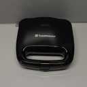 Toastmaster Ceramic Coated Plates Makes 2 Square Waffles Locking Lid