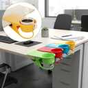 4Pcs Drinking Cup Holder Clip, Desk Adirondack Chair with Cup Clip Holder for Water Drink Beverage Soda Coffee Mug