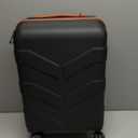 Hardside Carry On Luggage 22x14x9 Airline Approved with Spinner Wheels, Lightweight 20-inch Carry-On Suitcase for Men & Women, Black