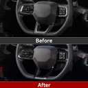 Youtaiche Car ABS Carbon Fiber Trim Decal Sticker Interior Trim Cover Accessories for 2024 2025 2026 Ford Mustang