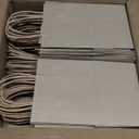 GSSUSA 100 Pack Paper Gift Bags 5.25x3.75x8 Inch Small Brown Paper Bags with Handles Bulk, Brown Kraft Bag for Small Business, Sturdy Grocery Retail Shopping Birthday Party Favor Craft Bag Made in USA