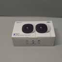 2K No Drill Window Camera-2 Pack 2.4Ghz & 5Ghz WiFi Dome Cameras for Home Security for Indoor & Outdoor Monitoring, Color Night Vision, Human Detection, 24/7 Recording, Ideal for Apartment, K1