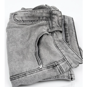 Relaxed Fit Boot Cut Jean, Grey Jeans, L