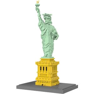 dOvOb Statue of Liberty Micro Mini Blocks Building Set (2510PCS) - Architectural Model Toys