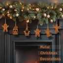 Gingerbread Christmas Decorations,Christmas Tree Ornaments,Xmas Tree Holiday Wedding Party Decorations with Hanging (Angel)