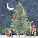 Moonlit Forest Friends Deluxe Boxed Holiday Cards (20 cards, 21 self-sealing envelopes)