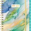 Planner 2026-2027 - Academic Planner 2026-2027, Jul. 2026 - Jun. 2027, 26-27 Weekly and Monthly with Tabs, 6.3" x 8.4", Tabs, Hardcover, Back Pocket (black)
