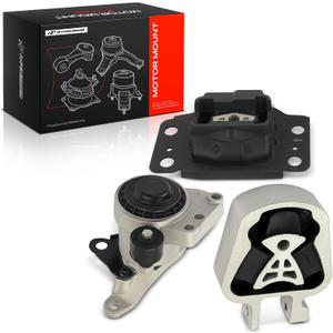 A-Premium 3PCS Engine Motor Mount and Transmission Mount and Torque Strut Mount Kit Compatible with Ford Fusion 2013-2017 & Lincoln MKZ 2013-2016, 2.0L, Turbocharged