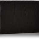 Jessica McClintock womens Alexis Pleated Flap With Rhinestones, Navy, SIZE: 7" x 1.75" x 4.5" and 22"