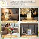 Daughter Gifts  Mason Jar Night Light with Cozy LED Lights (Sparkle), Decorative Jar Lamp  Sentimental Birthday & Christmas Gift for Daughter from Mom or Dad, Graduation Keepsake Home Dcor