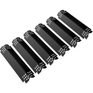 Unicook Grill Burner Covers for Nexgrill 720-0888, 720-0888N, 720-0830H, Grill Heat Plates Replacement Parts Kits, 14.6 Inch Heat Shields Tents, Flame Guards, 6 Pack