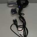 Conair Hair Dryer, 1875W Full-Size Hair Dryer with Ionic Conditioning, Blow Dryer, Tourmaline Ceramic Technology for Quick Drying, Black/Chrome