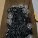 Multicolor Solar Christmas String Lights Outdoor, 2-Pack 100 LED 64FT Crystal Globe Solar Lights Outdoor Waterproof with 8 Lighting Modes, Christmas Decorations for Xmas Tree Wedding Patio Party