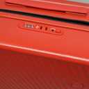 mixi Carry On Luggage Airline Approved 20'' Lightweight Luggage Wide Handle PC Hardshell Suitcases with Spinner Wheels & TSA Lock, Red (20-inch)