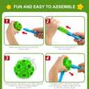 SpringFlower Fort Building Kit for Kids,STEM Construction Toys, Educational Gift for 3 4 5 6 7 8 9 10 11 12 Years Old Boys and Girls,Ultimate Creative Set for Indoor & Outdoors Activity,200 Pcs,Green, Medium
