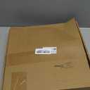 Weewooday 100 Pcs Frosted Plastic Gift Bags with Handles for Small Business Clear Shopping Bags with Cardboard Bottom,4 Sizes(Clear)