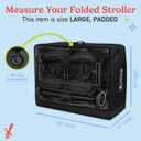 J.L. Childress Universal Stroller Travel Bag for Airplane, Large, Padded