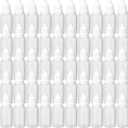 50 Pcs Plastic Dropper Bottles Squeezable Eye Liquid Dropper with Caps and Plug for Oil Eye Liquid Storage (30 ml)