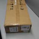 Crystal Chandelier for Dining Room 31'' Black Rectangular Pendant Fixture 6Light with K9 Crystals, Contemporary Chandeliers for Kitchen Island, Living Room