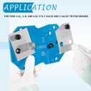 68500 Manifold Drill Template for Ford 2V & 3V Designed to Remove Broken Exhaust Manifold Studs