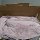 Electric Heated Blanket 72"x84" Full Size - Dual-Sided with Microplush & Sherpa Fabric, 4 Heat Settings & 10 Hours Auto Off, Machine Washable - Berry