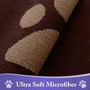 Buganda Dog Door Mat for Muddy Paws, Absorbent Dirt Trapper Non Slip Indoor Doormats, Washable Low-Profile Mat for Mud Dogs, Entryway Carpet for Inside Floor (30x20 Inches, Brown)