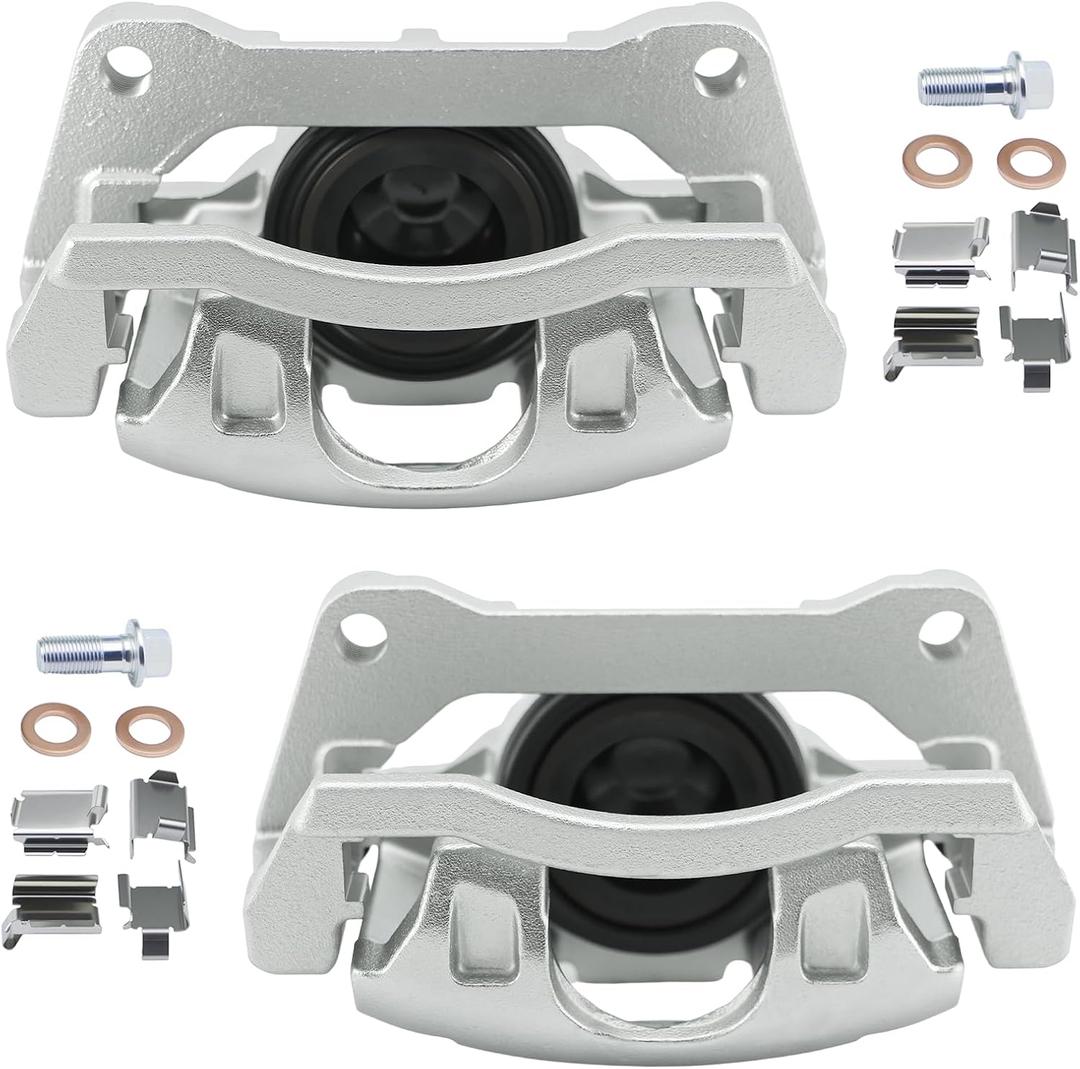 Betthand Front Brake Calipers Fit for 07-17 Jeep Wrangler, 08-12 Liberty