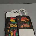 HABDJILTY 20Pcs Black History Month Gift Bags,Black Gift Bags Decorations for Black History Month Party Supplies Gifts