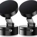 Vacuum Suction Magnetic Phone Holder, 2-Pack Adjustable Vacuum Magnetic Car Phone Holder Foldable Vacuum Magnetic Cell Phone Holder Stand Suction Phone mount for iPhone 16/15/14/Gym/Shower/Car/Mirror