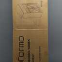 Floor Cabinet, Farmhouse Storage Cabinet with Barn Doors and Drawer, 11.81" D x 23.62" W x 39.37" H Black Freestanding Adjustable Shelf Organizer for Bathroom, Kitchen, Living Room