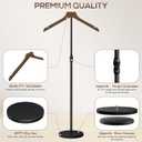 Mannequin Torso, 30 to 41 Inch Height Adjustable Shirt Display Stand for Vendors Shop Graduation Party, Stable Ease Assembly Dress Form Clothes Garment Rack, Jacket Coat Hanger Stand, Brown
