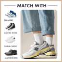 8-20 Pairs Mens Ankle Socks Athletic Running Low Cut Socks Men Performance Wicking Sport Sock (One Size)