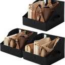 GRANNY SAYS Closet Organizer Bins, Trapezoid Storage Bin, Storage Baskets for Shelves, Collapsible Clothes Organizers and Storage, Baskets for Organizing, Black, 3-Pack (11 "L x 11 "W x 7 "H)