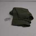 XTMYI Olive Green Linen Boho Curtains for Living Room 84 Inch Length 2 Panels Set,Back Tab Hooks Long Window Treatments Curtain Drapes,Light Filtering Semi Sheer for Bedroom Aesthetic Neutral Decor (Loden)