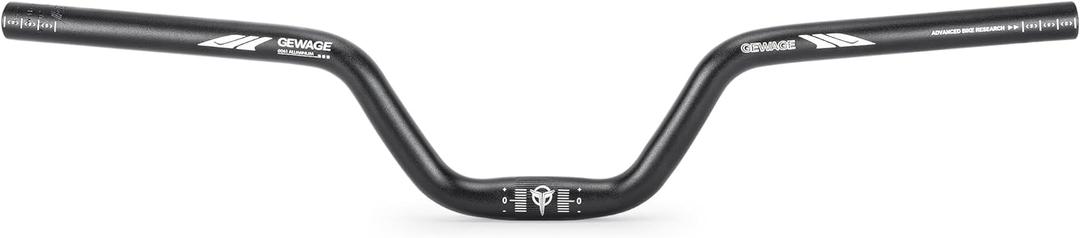 25.4 Bike Handlebar - 90mm, Riser Handlebar - 620mm Aluminium Alloy Mountain Bike Bicycle Handlebars (25.4-90mm Rise)