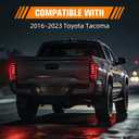 MAYELLO Plug and Play LED Tail Lights Compatible with 20162023 Toyota Tacoma Pickup SR/TRD/Limited/Trail, Clear Lens Black Upgrade Rear Lamps