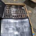 Collapsible Stainless Steel Dog Crate, 30" 37" 42" 48" Sizes, Lockable Wheel, with Tray, Stackable, Heavy Duty, Divider, Indoor and Outdoor (48insm)