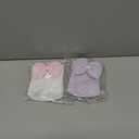 DRESHOW BQUBO Newborn Hospital Hat Infant Baby Hat Cap with Big Bow Soft Cute Knot Nursery Beanie, 2 Pack