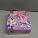 SYNARRY Unicorn Floor Puzzles for Kids Ages 4-6, Large 45 Piece Floor Puzzles for Kids Ages 4-8, Puzzles for Toddlers 3-5, Unicorn Toys Easter Basket Stuffers Gifts for 3 4 5 6 7 8 Year Old Girls