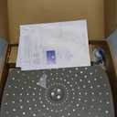 Veken Wide Brushed Nickel Rain Shower Head with Handheld, High Pressure Rainfall Showerhead Combo with Arm for Bathroom Accessories, Home Decor, Detachable Dual Shower with Multi Modes Handheld Spray (11.8 Inch(Standard))