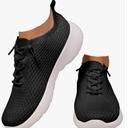 Bobbie Brooks Sneakers Womens Size 9 Mesh Black New