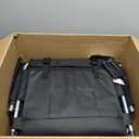 ALPHA CAMP Stadium Seat Chair for Bleachers with Back & Arm Rest (Black Grey-2pcs)