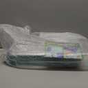 Aquatic Turtle Tank Habitat Kit Stone+Filter+Heat Lamp Enhancing Interaction with 360 Viewing, Standalone Filtration, DIY Creative Zone, Enriched Living (Green, Large[with Light])