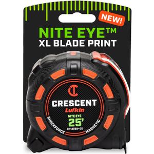 Crescent Lufkin 25 Ft. SHOCKFORCE NITE EYE Magnetic Tape Measure | LM1325B-02