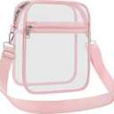 USPECLARE Clear Purse Stadium Transparent Messenger Bag Stadium Approved for Men and Women Clear CrossBody Bag