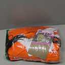 EFORLED Adult Halloween Costumes for Men 2025,Family Orange Zip-Up Tracksuit with Black Wig Cap & Glasses